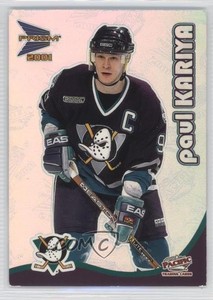 2000-01 Pacific Prism McDonald's Paul Kariya #1 HOF