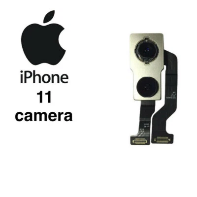  APPLE IPHONE 11 FOTOCAMERA POSTERIORE ORIGINALE REAR BACK CAMERA RETRO  - Immagine 1 di 2
