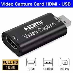 4K Video Capture Card HDMI auf USB 1080P Live Video Streaming Game Recorder - Bild 1 von 6