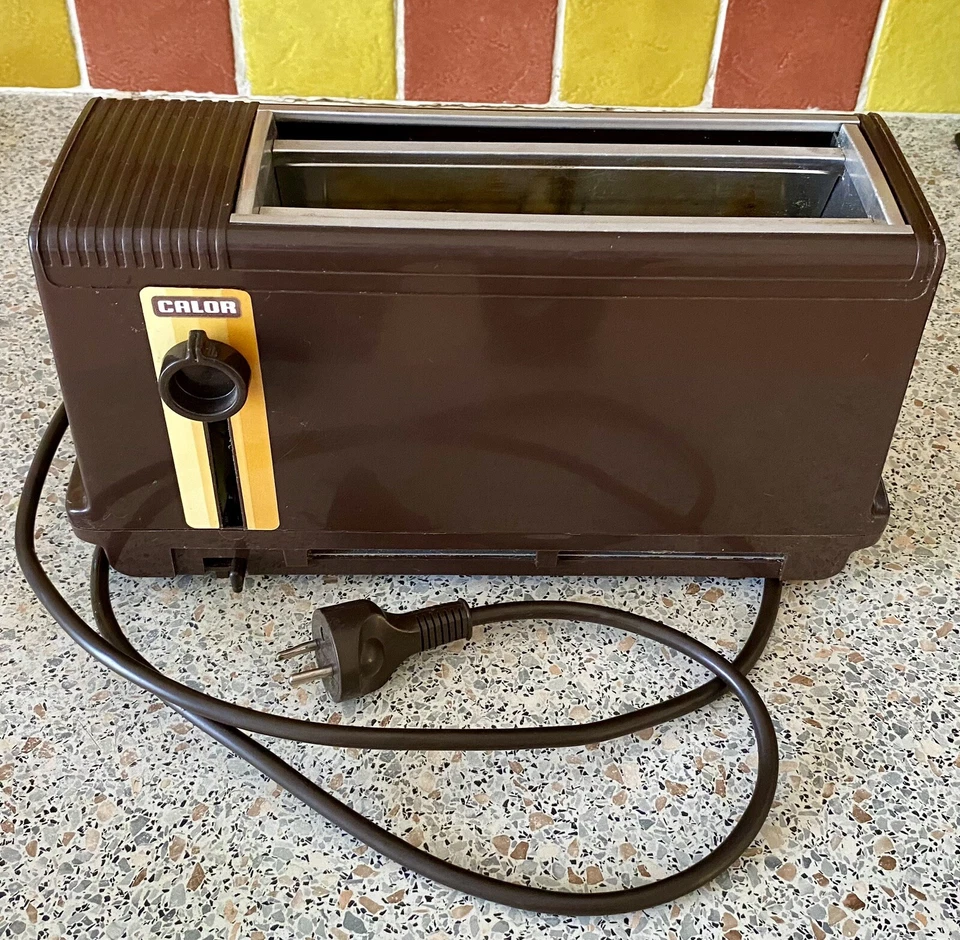 Grille Pain CALOR Marron Vintage 70-80’ TBE - Photo 1/4