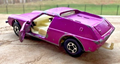 Lesney Сделано в Англии 1969 Matchbox 1-75 Супербыстрый ~ No 10 Лотос Европа ~ Розовый - Изображение 1 из 4