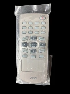 AOC Remote Control 098GR7GW3CCACT Silver TV PC OEM Genuine - NEW - Picture 1 of 6