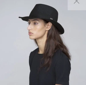 Kangol Black Barclays Trilby Hat sz Small S K5008HT light felt - Picture 1 of 9