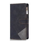 For Moto G Stylus 5G Zipper Pu Leather Wallet Card Slots Holder Case Pocket