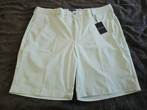 NEW: Peter Millar Seagreen Crown Crafted Chino/Golf Shorts Size Mens W38×L9 - Picture 1 of 13