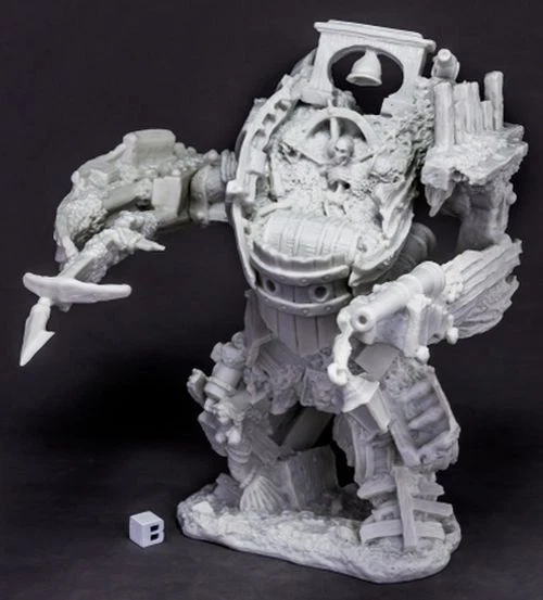 SHIPWRECK REVENANT -BONES REAPER figurine miniature jdr rpg d&d golem ship 77627