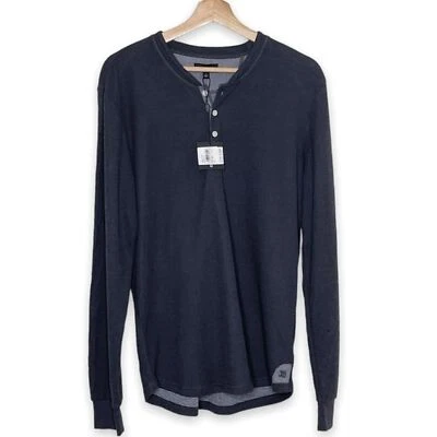 Camiseta Henley Joe’s For Men Carbón Manga Larga Talla Pequeña NUEVA NUEVA CON ETIQUETAS Capas Foto 1 de 4