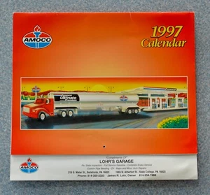 AMOCO 1997 LOHR'S GARAGE CALENDAR - STATE COLLEGE + BELLEFONTE,PA - OLDTIMER - Bild 1 von 5