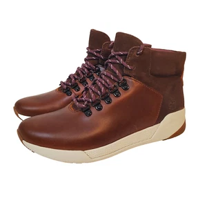 Timberland Womens SZ 8.5 Kiri Up Waterproof Leather Suede Hiking Boots Brown - Picture 1 of 18