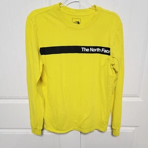Camiseta amarilla manga larga The North Face para hombre talla pequeña - Imagen 1 de 10