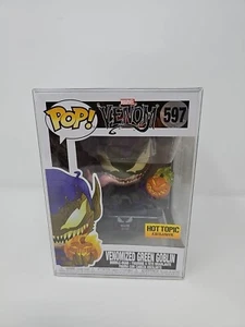 ¡Funko Pop como nuevo! Marvel Venom #597: Duende Verde Venomizado Tema Candente Excl. con Guardabosques - Imagen 1 de 6