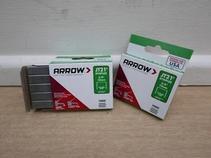 ARROW JT-21 JT21 TYPE 53 TACKER STAPLES 10MM 2 x 1000 - Picture 1 of 1