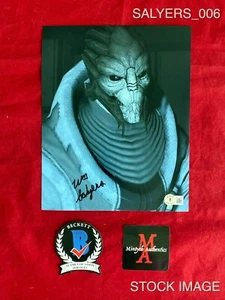 WILLIAM SALYERS FOTO AUTOGRAFATA FIRMATA 8x10! EFFETTO MASSA! BECKETT COA! - Foto 1 di 1