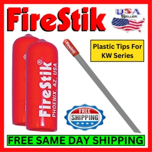FireStik KWT CB Antenna KW Series Replacement Plastic Tip Red Tunable 6/7 Feet - Bild 1 von 5