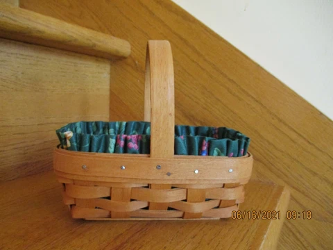 Longaberger Recipe Horizon of Hope Basket Set 96 Emer Vine *shipping included!* Cover