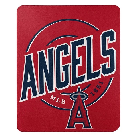 Los Angeles Angels MLB Northwest 50"x60" Campaign Fleece Throw Blanket FREE Cover