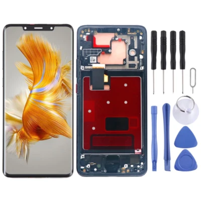 Original For Huawei Mate 50 Pro LCD Display Touch Screen Digitizer Black Frame - Image 1 of 3