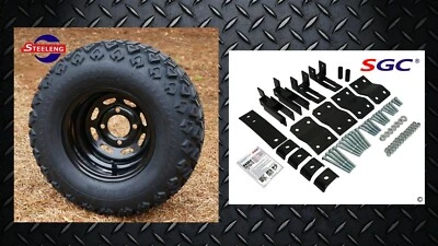 YAMAHA GOLF CART G14/G16/G19 4" LIFT KIT + 10" WHEELS and 20" ALL TERRAIN TIRES - Image 1 of 4