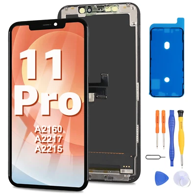 For iPhone 11 Pro LCD Display Screen Replacement Touch Digitiser Assembly+Tools - Image 1 of 4