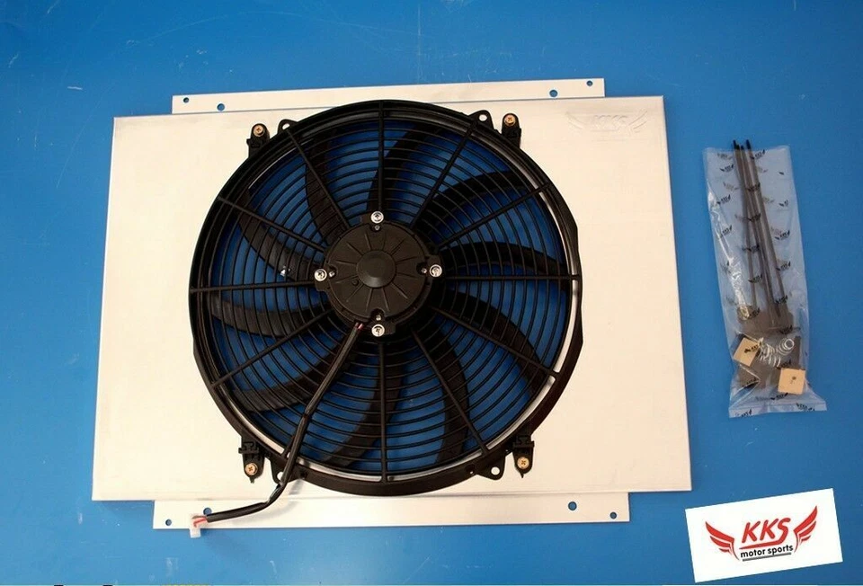 VENTILADOR ELÉCTRICO RADIADOR KKS138 CON VENTILADOR DE 16" PARA FORD MUSTANG/THUNDERBIRD 1979-1993 Foto 1 de 1