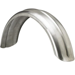 Lowbrow Customs Stingray 6" Ribbed Steel Rear Fender Harley Rigid Softail bobber - Picture 1 of 10