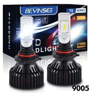 9005 HB3 LED Headlight Bulbs for Dodge fit Charger 2010-2024 16000LM 6000K White - Picture 1 of 10