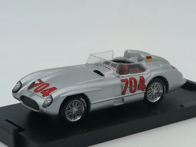 Mercedes 300 SLR Mille Miglia 1955 Hans Hermann ed. limitata 1:43 BRUMM R190D - Immagine 1 di 4