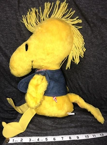 Peluche Knickerbocker vintage WOODSTOCK con ropa 12" juguete Snoopy Cacacahuetes - Imagen 1 de 8