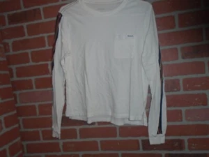 RVCA TEEN GIRLS LONGSLEEVE POCKET TSHIRT SIZE MEDIUM SEE PICTURES FIRST - Picture 1 of 5