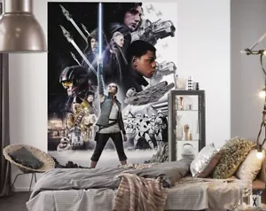 Foto Tapete STAR WARS Jugendzimmer Wandmural Riesenbild Poster Schwarze Kunst - Bild 1 von 4