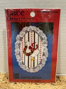 Christmas Goose #1208 Lace Ornament Counted Cross Stitch Kit 1992 - Picture 1 of 3