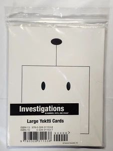 LARGE YEKTTI CARDS - Investigations in Number, Data, and Space / New - Picture 1 of 3