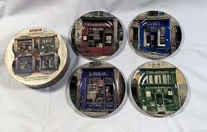 Sakura Storefront Stoneware Salad Dessert Plates Set of 4 - Picture 1 of 6