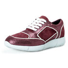 Just Cavalli Women's Purple Suede Leather Fashion Sneakers Shoes US 9 IT 39