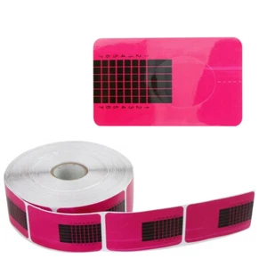 Schmale rosa Nagelbauformen UV/LED Builder Gel Acryl Spitzen Vorlagen 500 Stck. - Bild 1 von 2
