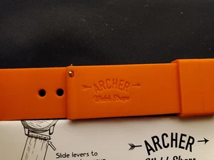 Nautica Men's Original Orange Watch Strap Band 6.5 inches new without box - Picture 1 of 4