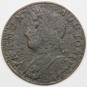 1786 RR-11 Vermont Colonial Copper Coin - Picture 1 of 2