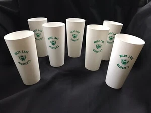 Wilde Lake Wildecats Sports Plastic Cups Tumblers Qty 7 - Picture 1 of 4