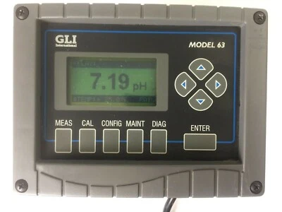 GLI INTERNATIONAL P63A1N1A1-1001 MODEL 63 PH ANALYZER - Image 1 of 4