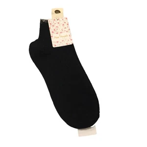 free people Ladies Black Ebony Cozy Crew Socks OSFM Gray Fluff Top - Picture 1 of 3