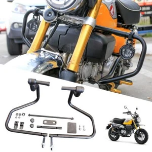 Fit HONDA Fit Z MONKEY 5 GEAR ONLY ENGINE BUSH GUARD CRASH BLACK BAR GRILL - Picture 1 of 9