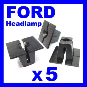 FORD Fiesta Fusion Focus Headlamp Plastic Screw Grommet Insert Expanding Clip x5 - Picture 1 of 1