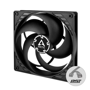 ARCTIC P14 PWM PST 14cm 140mm Pressure Optimised 4-Pin PWM PST Black PC Case Fan - Picture 1 of 76