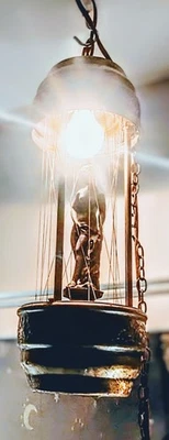 This Is A Contraption. The Combination Hot Lady ± Lamp. Keeps Oil Warm. - Image 1 of 3