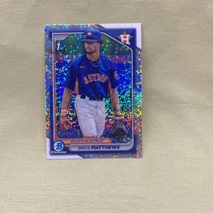 2024 Bowman Chrome Prospects Speckle Refractor /299 Brice Matthews #BCP-69 π₯ - Picture 1 of 2