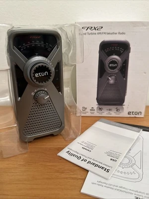Eton Emergency Weather Radio With Hand Turbine & Solar Charge FRX2 NEW - Image 1 of 4