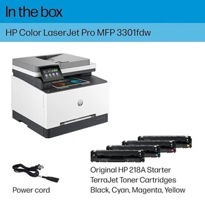 HP Color Laserjet Pro MFP 3301fdw Color Office Printer, Scanner, Copier (499Q5F) - Picture 1 of 2