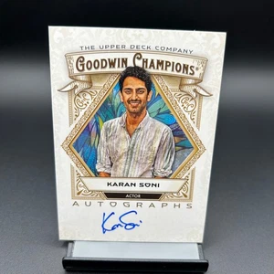 Goodwin Champions 2025 Upper Deck #A-KS Karan Soni actor automático - Imagen 1 de 2