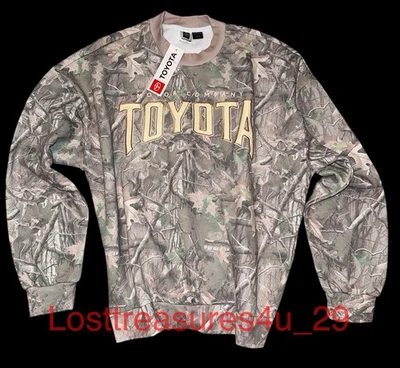Sudadera Oficial Toyota Camuflada Cuello Redondo Auténtica Pullover Viral Nueva GRANDE Foto 1 de 4