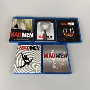 Mad Men Lot Seasons 1 - 5 (1,2,3,4, And 5) Blu Ray Excellent Condition! - Imagen 1 de 2